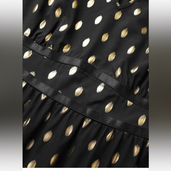 BloomChic Plus Size XL Glitter Polka Dot Pocket Patchwork Tank Dress us14-16 - Picture 4 of 7